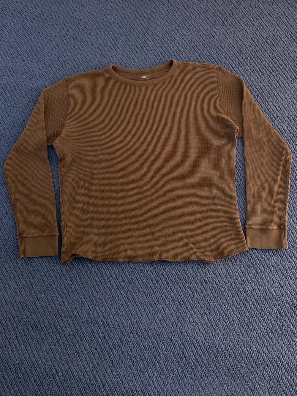 Brown Thermal Sweatshirt